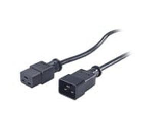 APC PWR Cord C19 - C20, 0.6 m Nero 0,6 m Accoppiatore C19 Accoppiatore C20