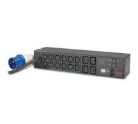 APC AP7822B Metered, 2U, 32 A, 230 V, (12) C13 & (4) C19 Rack Power Distributor