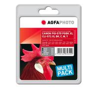 Agfaphoto apccli571xlset cartuccia d'inchiostro 5 pz compatibile nero, ciano, magenta, giallo