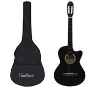 APCSA Home - Set di chitarra western da 12 pezzi con equalizzatore e 6 corde Black-Arts & Entertainment