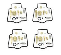 APDSFB Carburatori 4 Set Kit di Riparazione Carburatore Moto per K&awasaki ZXR400 ZXR 400 1991 1992 1993 1994 1995 1996 1997 1998 1999 Carburatore Jet Guarnizione Valvola A Spillo