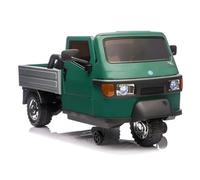 Ape Car Piaggio Elettrica per Bambini Verde con Ruote EVA e Telecomando