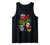Ape Escape Vintage Red And Green Logo Collage Video Game Canotta