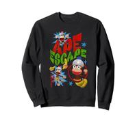 Ape Escape Vintage Red And Green Logo Collage Video Game Felpa