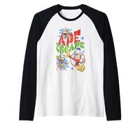 Ape Escape Vintage Red And Green Logo Collage Video Game Maglia con Maniche Raglan