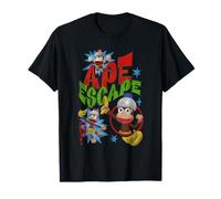 Ape Escape Vintage Red And Green Logo Collage Video Game Maglietta