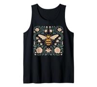 Ape Floreale Cottagecore Estetica Mistica Arte Botanica Canotta