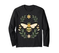 Ape Floreale Natura Giardino Botan Maglia a Manica
