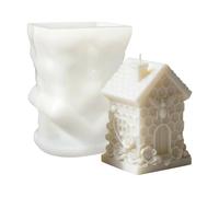 Ape realistica, candela in silicone, a forma di fiore, 10,2 x 7,6 cm, materiale flessibile, sapone riutilizzabile, candela con design dettagliato, strumento artigianale per vacanze e feste di