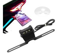 APEBAZY Faro Posteriore Moto LED Con Supporto luce targa moto Compatibile con cruiser ATV e scooter