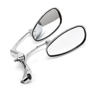 APEBAZY MotorcycleBike Specchio in lega di alluminio Ciclismo Riflettore Ampio Moto Scooter Specchio retrovisore sinistra destra