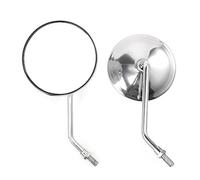 APEBAZY Specchio retrovisore per moto specchio laterale classico retrò da manubrio con viti da 8 mm 10 mm e alberi in metallo per ATV Scooter Dirt Bike Cruiser