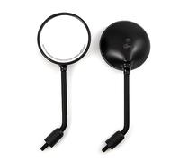 APEBAZY Specchio retrovisore per moto specchio laterale classico retrò da manubrio con viti da 8 mm 10 mm e alberi in metallo per ATV Scooter Dirt Bike Cruiser