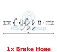 Apec Freno Caliper Disco Da 360Mm Tubo Flessibile In Gomma HOS4099