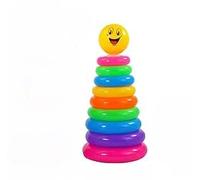 APEL PLASTIK- Gioco Anelli Medio 14x29 Centimetri, Multicolore, APE2169