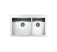 APELL AMALTHEA SQ4530ISC LAVELLO 2 VASCHE 86x51 cm SATINATO da INCASSO [EEK: NON APPLICABILE]