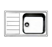 Lavello 1 Vasca a Destra 86 x 50 cm Acciaio Inox Linear Apell LNG861ILBC