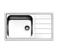 Apell Lavello 1 vasca (86x50cm) LINEAR Inox Spazzolato LNG861IRBC