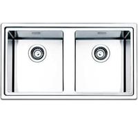 Apell Lavello Cucina 2 Vasche Incasso 86 cm Acciaio LNP862IBC Linear Plus