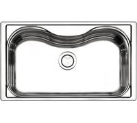 Apell Lavello Cucina Incasso 1 Vasca 86 cm Acciaio Criteria CR860IBC