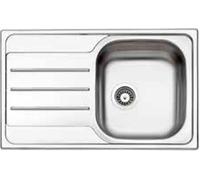 Apell Lavello Cucina Incasso 1 Vasca Gocciolatoio Sx 79 cm Acciaio - OH791ILPC