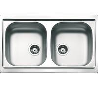 Apell Lavello Cucina Incasso 2 Vasche 79 cm Acciaio Firenze FH792IPC