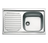 Apell Lavello OH791ILPC 1 Vasca Gocciolatoio a Sinistra Dimensioni 79 x 50 cm Colore Inox Serie Oceano