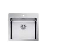 Apell Lavello Cucina 1 Vasca in Acciaio Incasso Larghezza 56 cm colore Acciaio - SZ55FBC