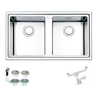 Apell LINEAR PLUS LNP862IBC - Lavello incasso 2 vasche