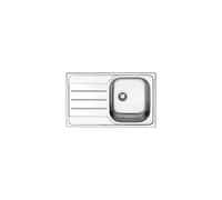 Apell Lavello OH791ILPC 1 Vasca Gocciolatoio a Sinistra Dimensioni 79 x 50 cm Colore Inox Serie Oceano