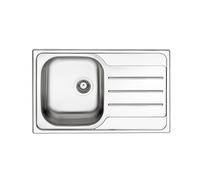 APELL OH791IRPC LAVELLO 1 VASCA CON GOCCIOLATOIO A DESTRA INOX PRELUCIDO