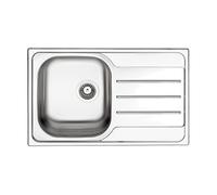 APELL OH791ILPC LAVELLO PRELUCIDO 790x500 mm GOCCIOLATOIO SINISTRO INOX