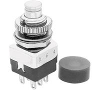 Apem 10445a pulsante 220 v/ac 2 a x on / off momentaneo 1 pz