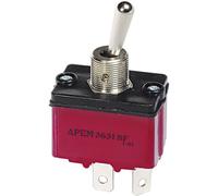 Apem 3649nf/2 / 36491200 interruttore a levetta 250 v/ac 6 2 x on off