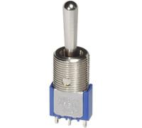 APEM 5646MA Interruttore a levetta 250 V/AC 3 A 2 x On / On Permanente 1 pz.