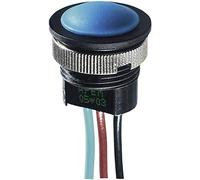 APEM IAR3F1200 - Pulsante a pressione 24 V/DC 2 A, 1 x Off/(on) con promemoria IP67 (frontale anteriore) 1 pz