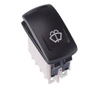 APEM Parabrezza Rondella Blocco Rosso 12V LED Auto Rocker Interruttore Dpdt IP68
