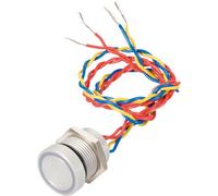 APEM PBARAAFB000K0B Interruttore Vandalico Resistente IP69K SPST Off-On 19Mm