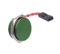 APEM PBAT5AF3000 Interruttore Piezo Momentaneo NO 16mm Verde Precablaggiato IP68