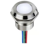 APEM Q22F1CXXW24E Luce di segnalazione a LED Bianco A filo 150 mcd