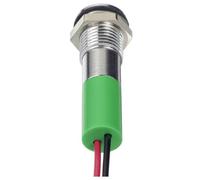 APEM Q8R3CXXG12E Luce di segnalazione a LED Verde Recessd 60 mcd