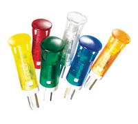 APEM QS63XXW12 6mm LED Pannello Indicatore Bianco 12V Dc Terminali Cavi