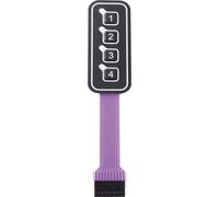 APEM Tastiera a Membrana AC3559ILL Matrice 1 x 4 1 pc(i)
