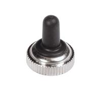 Apem U1331 Guarnizione Tappo Completo Con Dado Zigrinato Nickel-Coated Nero