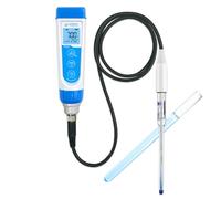 Apera Instruments PH60-MS - Kit tester portatile per pH con elettrodo semi-micro pH LabSen 246-5 ATC per misurazione del pH in piccoli volumi o provette