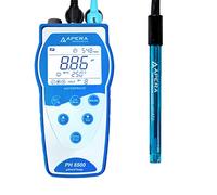 Apera Instruments PH8500 pHmetro portatile con gestione dei dati GLP (campo di misura del pH da -2,00 a 16,00)