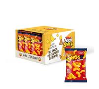 Aperisnack® - AP03.040.06 - Box 16pz - Smiles Cornetti al Formaggio Box da 60g x 16pz, Chips di mais senza glutine, non fritti, ideali per aperitivi fai da te e merenda