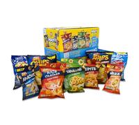 Aperisnack® - AP18.001.24-8 Aperibox Mini - Ideli per feste di compleanno e come regalo, Aperibox con 9 snack, snack salati per feste e compleanni