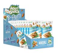 Aperisnack B-Fruit - APS02.004 - Astuccio Slot 20 Snack Monodose - Mandorle Naturali - Frutta Secca 100% Naturale - 20 monoporzioni x 25 g - Formato ideale per casa e rivendita.