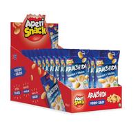 Aperisnack B-Salty - APS01.031 - Astuccio 18 Snack Monodose - Arachidi Tostate & Salate, profumate e croccanti - 18 monoporzioni x 30 g - casa e rivendita